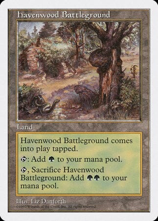 Havenwood Battleground [Fifth Edition] MTG Single Magic: The Gathering  | Multizone: Comics And Games