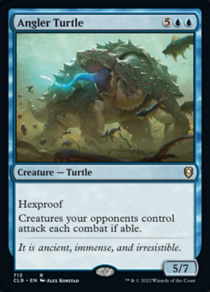 Angler Turtle [Commander Legends: Battle for Baldur's Gate] MTG Single Magic: The Gathering  | Multizone: Comics And Games
