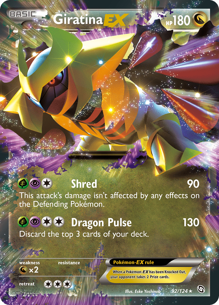 Giratina EX (92/124) [Black & White: Dragons Exalted] Pokemon Single Pokémon  | Multizone: Comics And Games