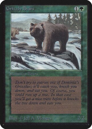 Grizzly Bears [Limited Edition Alpha] MTG Single Magic: The Gathering  | Multizone: Comics And Games