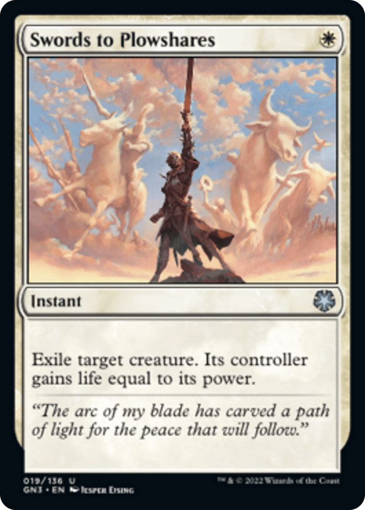 Swords to Plowshares [Game Night: Free-for-All] MTG Single Magic: The Gathering  | Multizone: Comics And Games