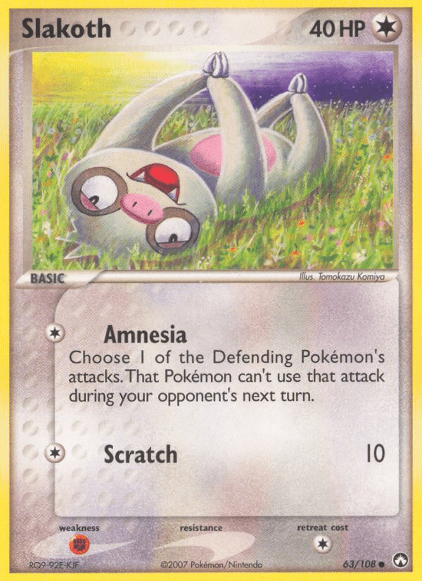 Slakoth (63/108) [EX: Power Keepers] Pokemon Single Pokémon  | Multizone: Comics And Games