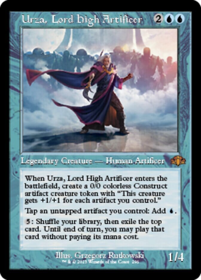 Urza, Lord High Artificer (Retro) [Dominaria Remastered] MTG Single Magic: The Gathering  | Multizone: Comics And Games