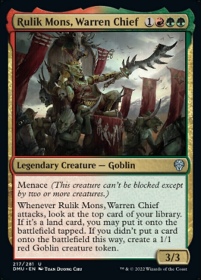 Rulik Mons, Warren Chief [Dominaria United] MTG Single Magic: The Gathering  | Multizone: Comics And Games