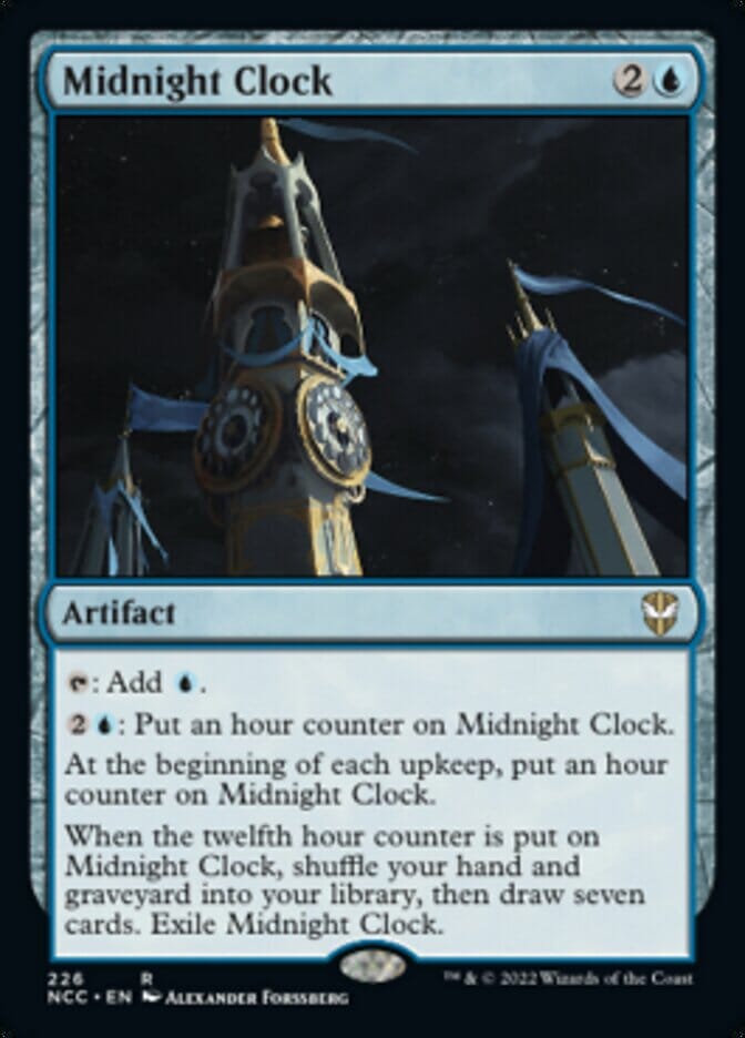 Midnight Clock [Streets of New Capenna Commander] MTG Single Magic: The Gathering  | Multizone: Comics And Games