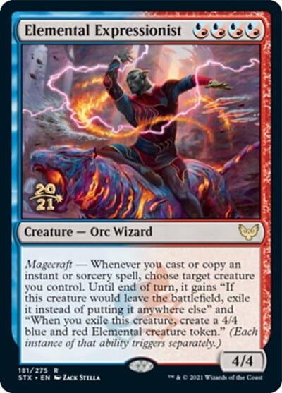 Elemental Expressionist [Strixhaven: School of Mages Prerelease Promos] MTG Single Magic: The Gathering  | Multizone: Comics And Games