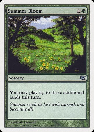 Summer Bloom [Ninth Edition] MTG Single Magic: The Gathering  | Multizone: Comics And Games