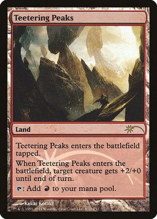 Teetering Peaks [Friday Night Magic 2011] MTG Single Magic: The Gathering  | Multizone: Comics And Games
