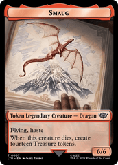 Food (10) // Smaug Double-Sided Token [The Lord of the Rings: Tales of Middle-Earth Tokens] MTG Single Magic: The Gathering  | Multizone: Comics And Games