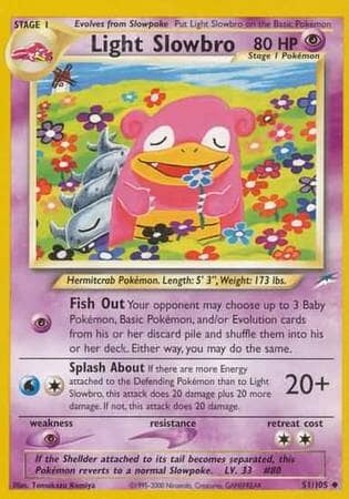 Light Slowbro (51/105) [Neo Destiny Unlimited] Pokemon Single Pokémon  | Multizone: Comics And Games