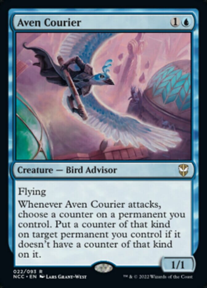 Aven Courier [Streets of New Capenna Commander] MTG Single Magic: The Gathering  | Multizone: Comics And Games
