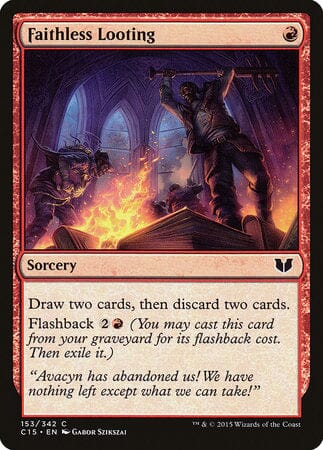 Faithless Looting [Commander 2015] MTG Single Magic: The Gathering  | Multizone: Comics And Games