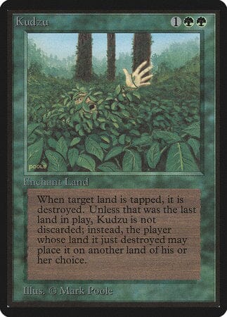Kudzu [Limited Edition Beta] MTG Single Magic: The Gathering  | Multizone: Comics And Games
