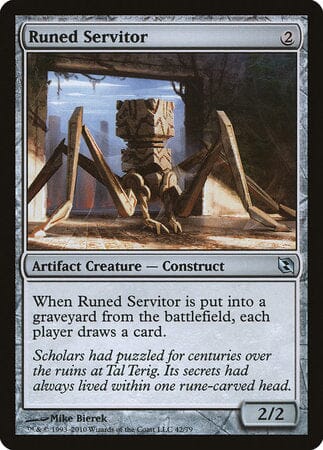 Runed Servitor [Duel Decks: Elspeth vs. Tezzeret] MTG Single Magic: The Gathering  | Multizone: Comics And Games