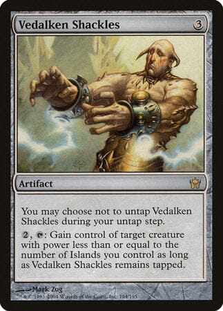Vedalken Shackles [Fifth Dawn] MTG Single Magic: The Gathering  | Multizone: Comics And Games
