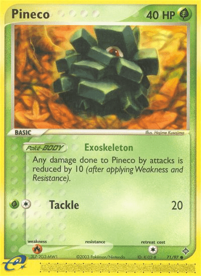 Pineco (71/97) [EX: Dragon] Pokemon Single Pokémon  | Multizone: Comics And Games