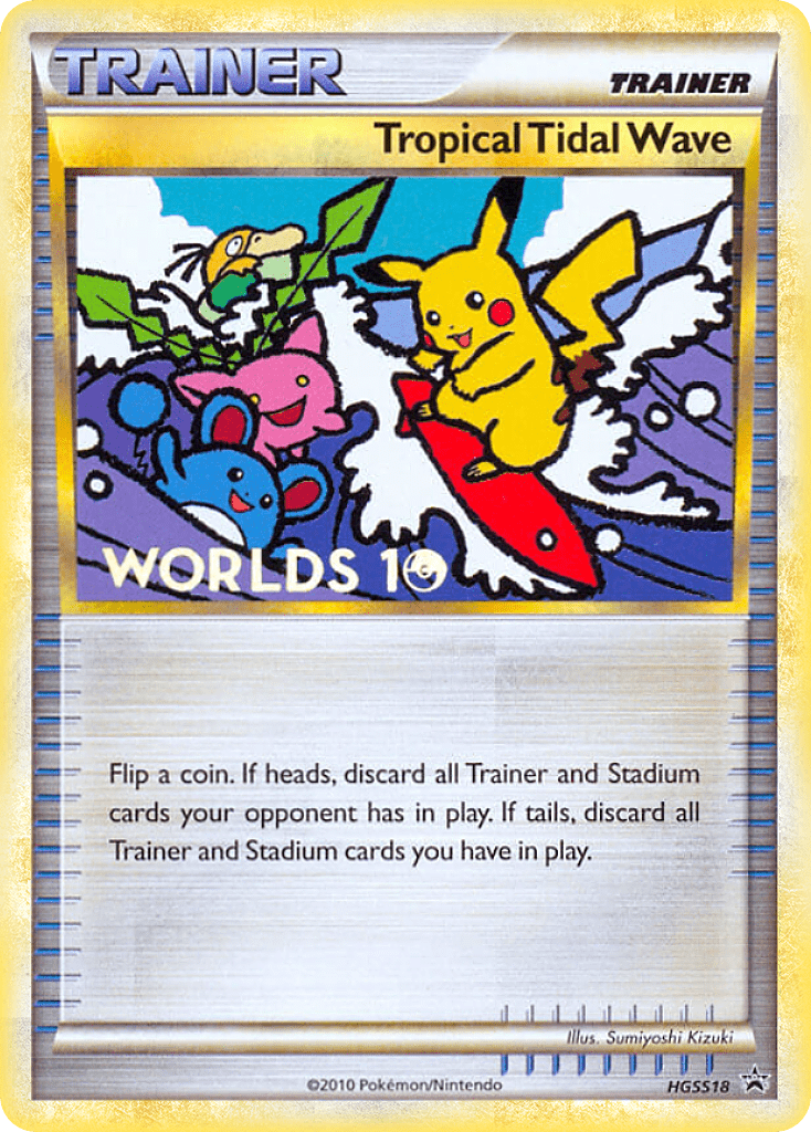 Tropical Tidal Wave (HGSS18) [HeartGold & SoulSilver: Black Star Promos] Pokemon Single Pokémon  | Multizone: Comics And Games