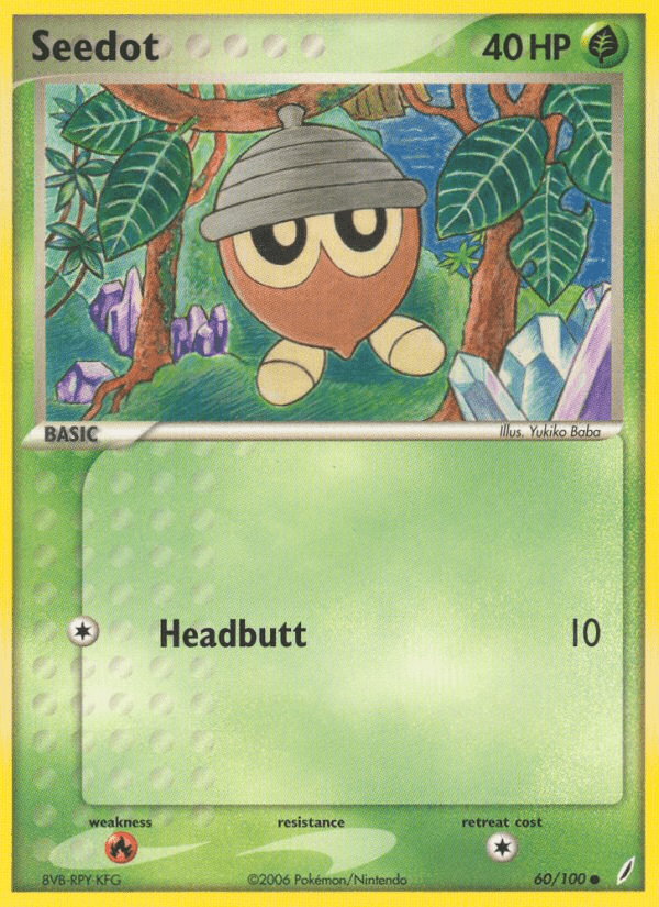 Seedot (60/100) [EX: Crystal Guardians] Pokemon Single Pokémon  | Multizone: Comics And Games