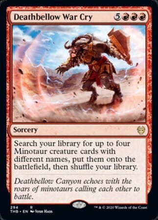 Deathbellow War Cry [Theros Beyond Death] MTG Single Magic: The Gathering  | Multizone: Comics And Games