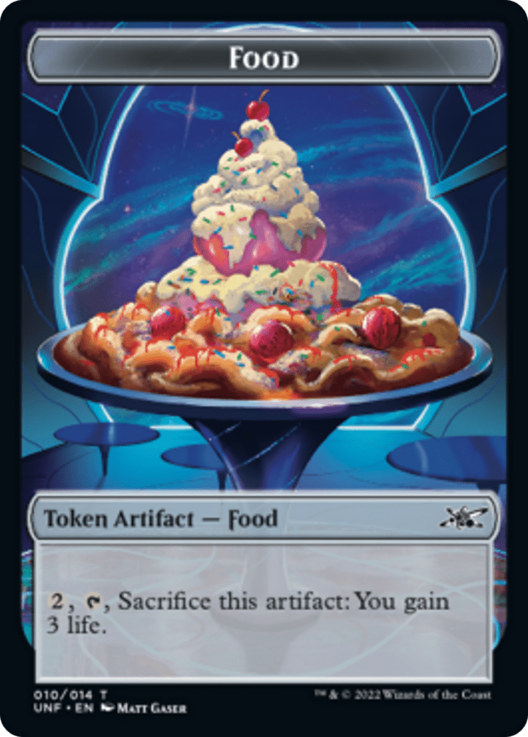 Squirrel // Food (010) Double-sided Token [Unfinity Tokens] MTG Single Magic: The Gathering  | Multizone: Comics And Games