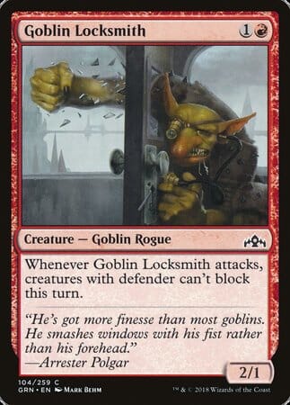 Goblin Locksmith [Guilds of Ravnica] MTG Single Magic: The Gathering  | Multizone: Comics And Games