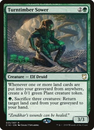Turntimber Sower [Commander 2018] MTG Single Magic: The Gathering  | Multizone: Comics And Games