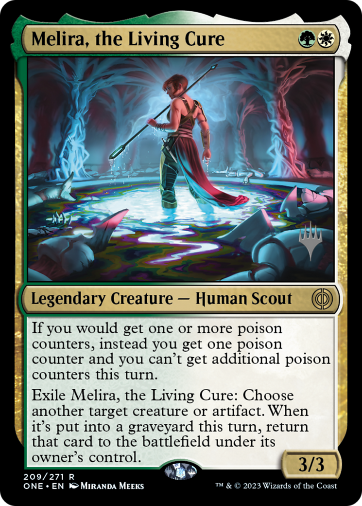 Melira, the Living Cure (Promo Pack) [Phyrexia: All Will Be One Promos] | Multizone: Comics And Games