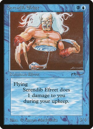 Serendib Efreet [Arabian Nights] MTG Single Magic: The Gathering  | Multizone: Comics And Games