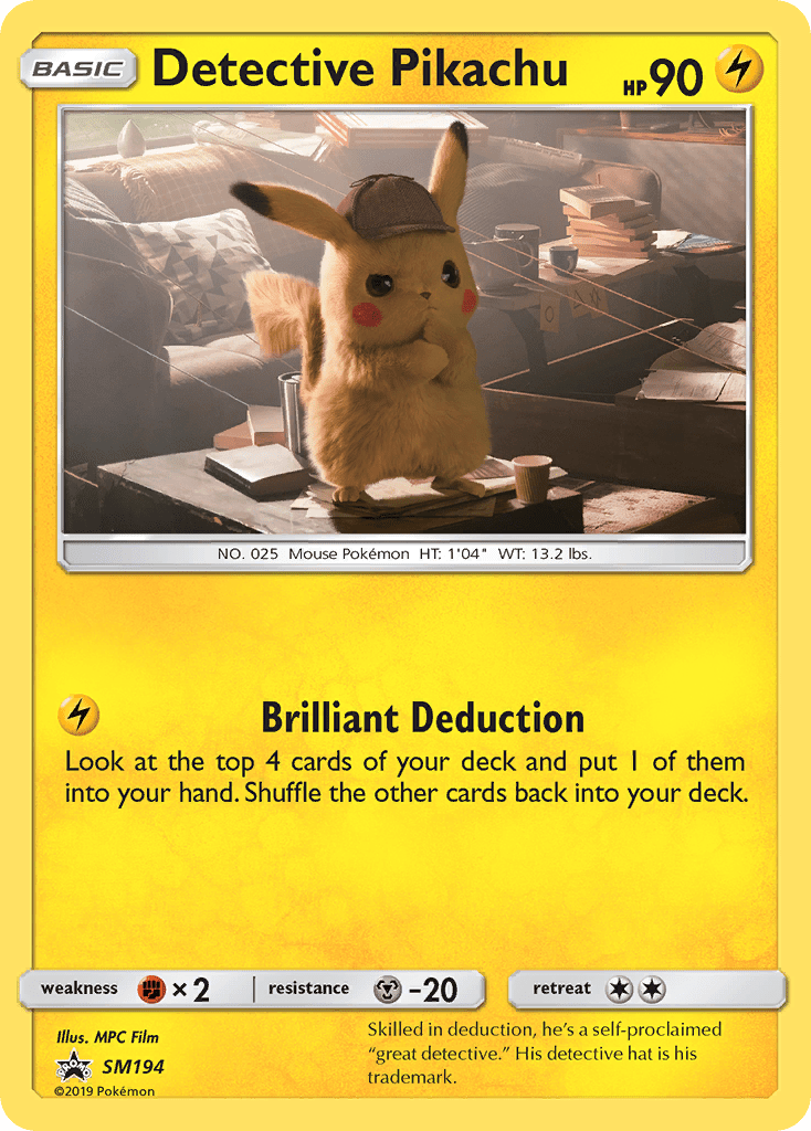 Detective Pikachu (SM194) [Sun & Moon: Black Star Promos] Pokemon Single Pokémon  | Multizone: Comics And Games