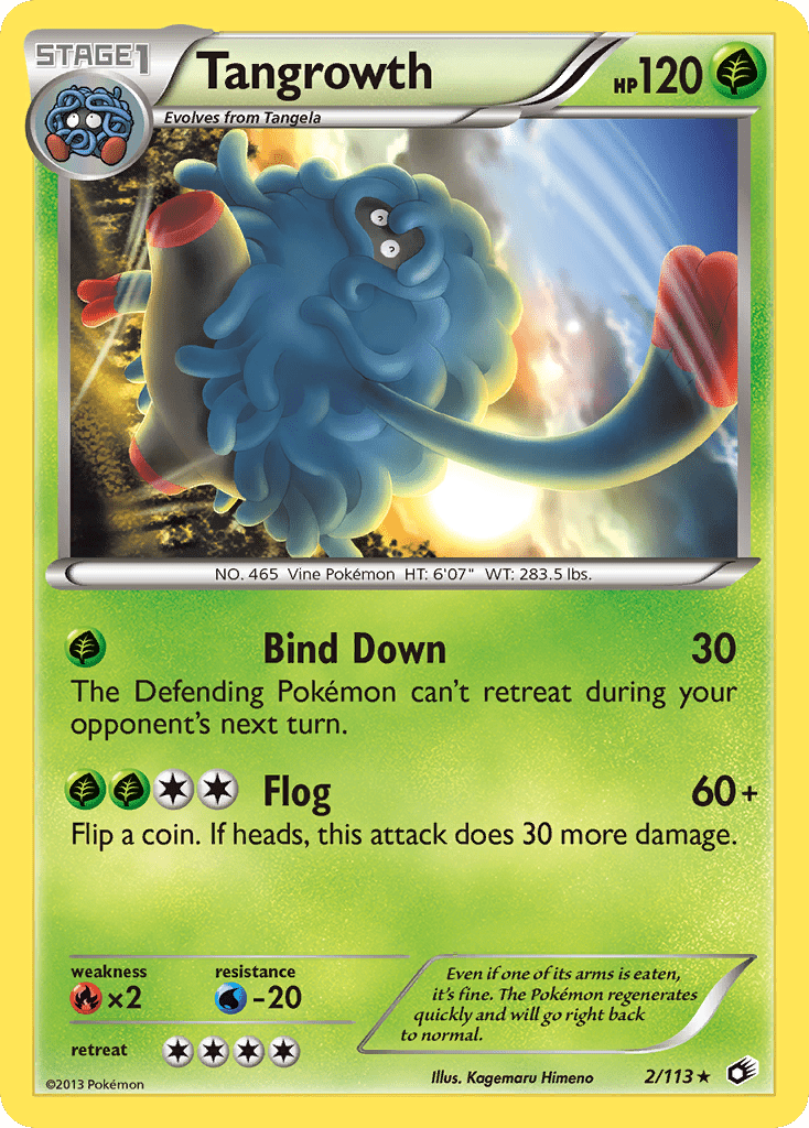 Tangrowth (2/113) [Black & White: Legendary Treasures] Pokemon Single Pokémon  | Multizone: Comics And Games