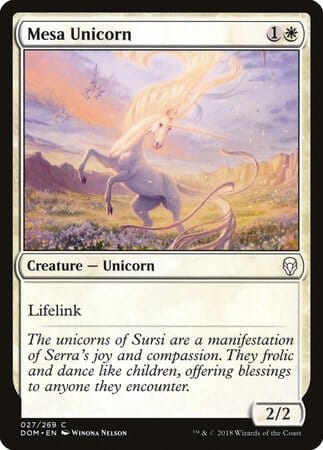 Mesa Unicorn [Dominaria] MTG Single Magic: The Gathering  | Multizone: Comics And Games