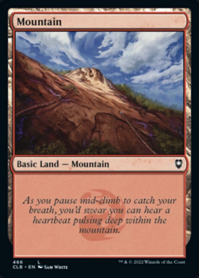 Mountain (466) [Commander Legends: Battle for Baldur's Gate] MTG Single Magic: The Gathering  | Multizone: Comics And Games