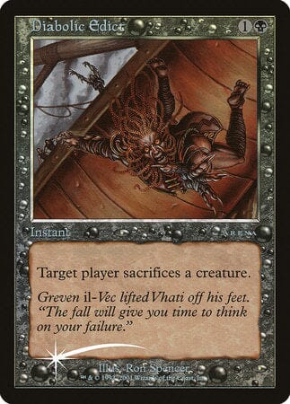 Diabolic Edict [Arena League 2001] MTG Single Magic: The Gathering  | Multizone: Comics And Games