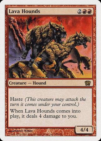 Lava Hounds [Eighth Edition] MTG Single Magic: The Gathering  | Multizone: Comics And Games