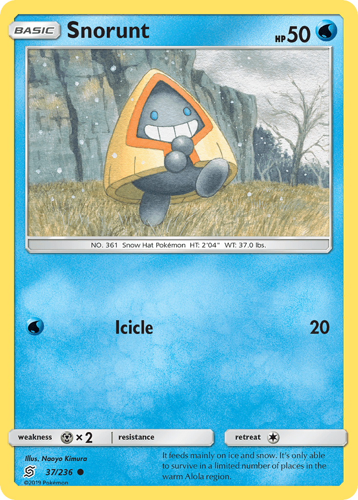Snorunt (37/236) [Sun & Moon: Unified Minds] Pokemon Single Pokémon  | Multizone: Comics And Games