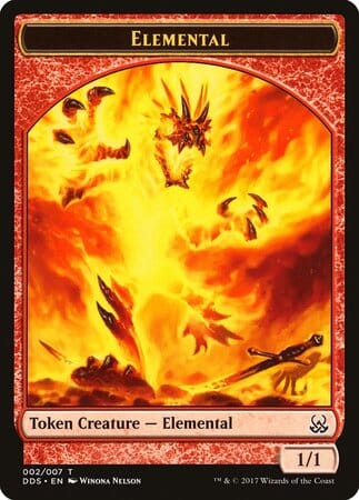 Elemental Token [Duel Decks: Mind vs. Might Tokens] MTG Single Magic: The Gathering  | Multizone: Comics And Games