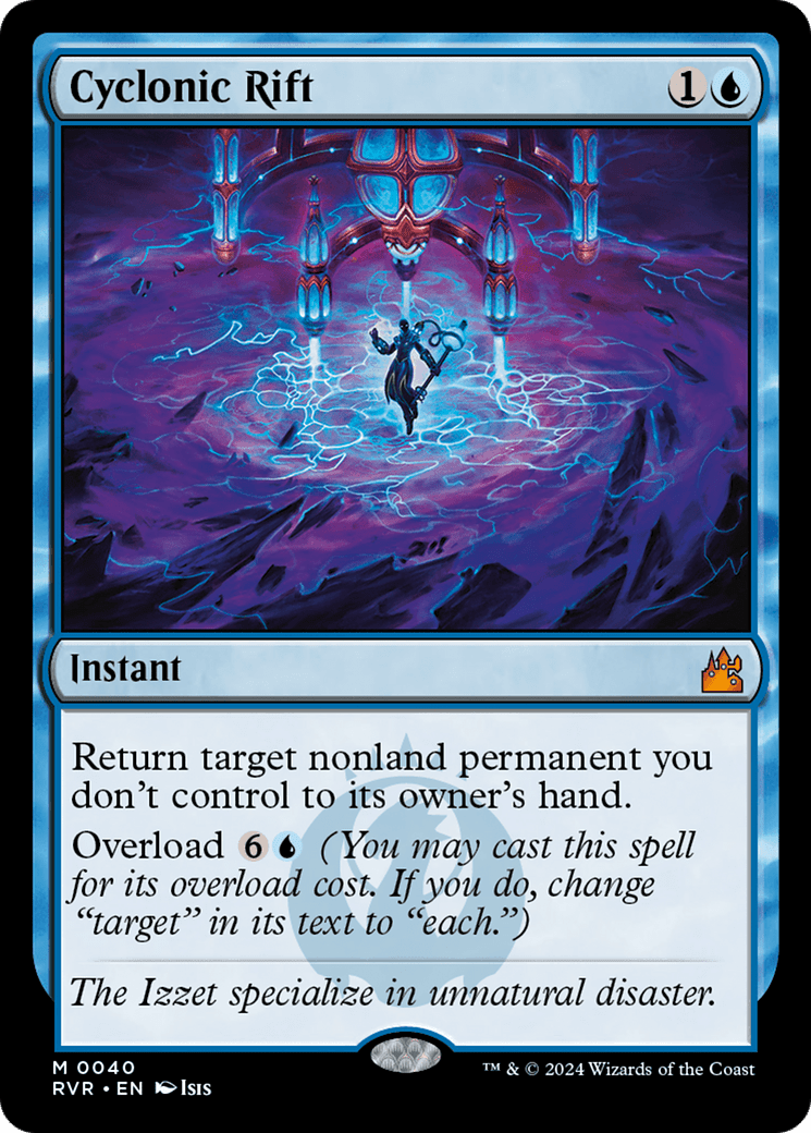 Cyclonic Rift [Ravnica Remastered] MTG Single Magic: The Gathering  | Multizone: Comics And Games