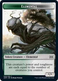 Elemental // Shapeshifter Double-sided Token [Double Masters Tokens] MTG Single Magic: The Gathering  | Multizone: Comics And Games