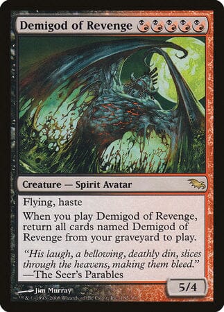 Demigod of Revenge [Shadowmoor] MTG Single Magic: The Gathering  | Multizone: Comics And Games