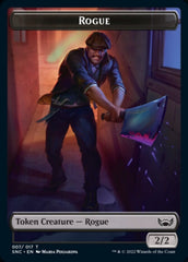Lightning Rager // Rogue Double-sided Token [Streets of New Capenna Commander Tokens] MTG Single Magic: The Gathering  | Multizone: Comics And Games