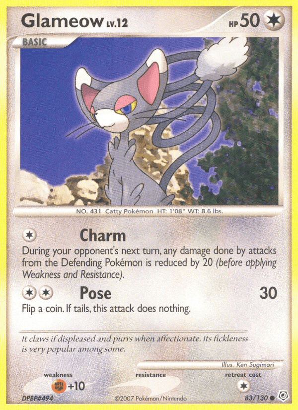 Glameow (83/130) [Diamond & Pearl: Base Set] Pokemon Single Pokémon  | Multizone: Comics And Games