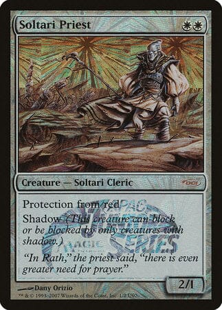 Soltari Priest (APAC Series) [Junior APAC Series] MTG Single Magic: The Gathering  | Multizone: Comics And Games