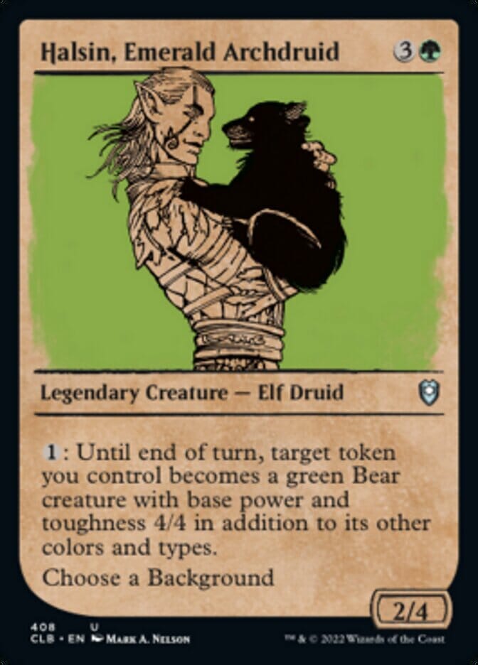 Halsin, Emerald Archdruid (Showcase) [Commander Legends: Battle for Baldur's Gate] MTG Single Magic: The Gathering  | Multizone: Comics And Games