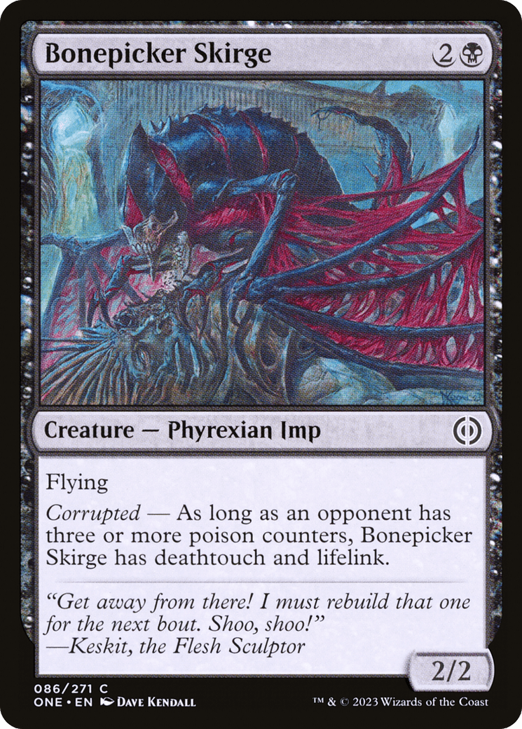 Bonepicker Skirge [Phyrexia: All Will Be One] MTG Single Magic: The Gathering  | Multizone: Comics And Games
