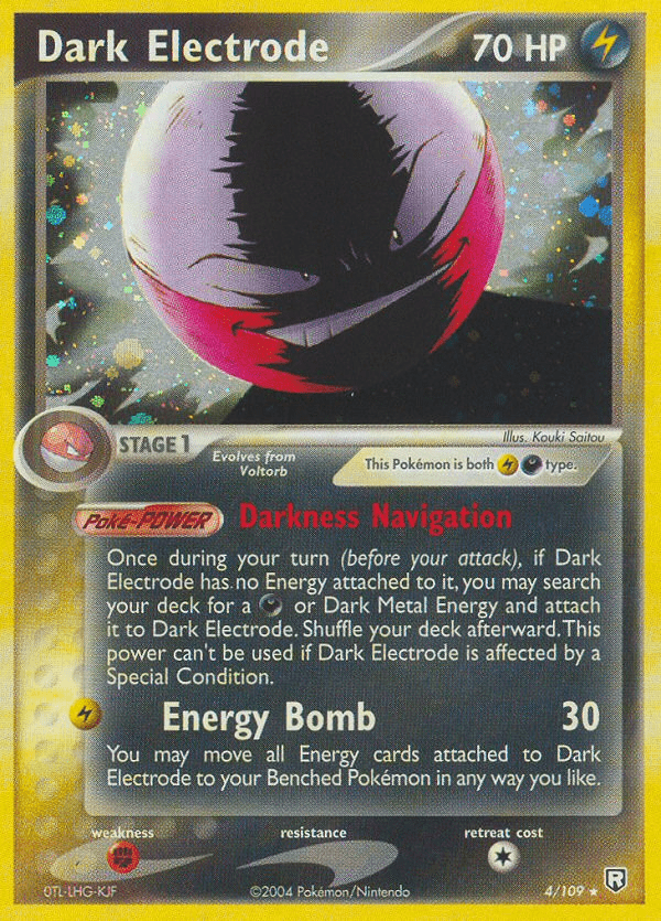 Dark Electrode (4/109) [EX: Team Rocket Returns] Pokemon Single Pokémon  | Multizone: Comics And Games