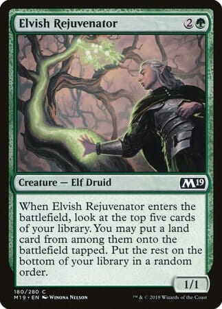 Elvish Rejuvenator [Core Set 2019] MTG Single Magic: The Gathering  | Multizone: Comics And Games