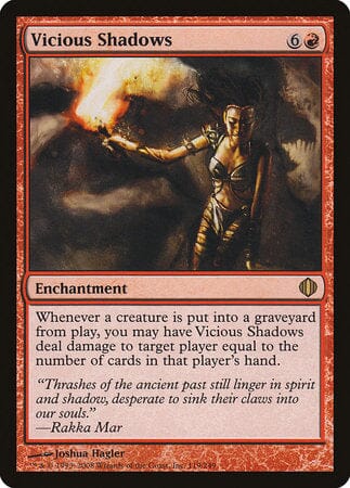 Vicious Shadows [Shards of Alara] MTG Single Magic: The Gathering  | Multizone: Comics And Games