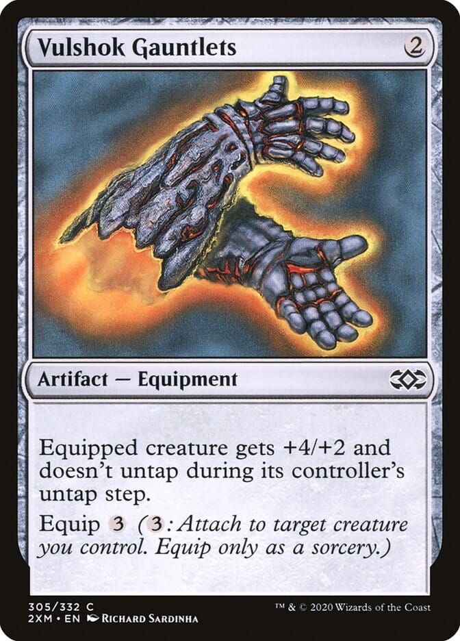 Vulshok Gauntlets [Double Masters] MTG Single Magic: The Gathering  | Multizone: Comics And Games