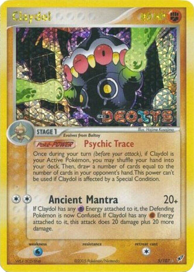 Claydol (5/107) (Stamped) [EX: Deoxys] Pokemon Single Pokémon  | Multizone: Comics And Games