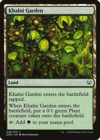 Khalni Garden [Duel Decks: Nissa vs. Ob Nixilis] MTG Single Magic: The Gathering  | Multizone: Comics And Games